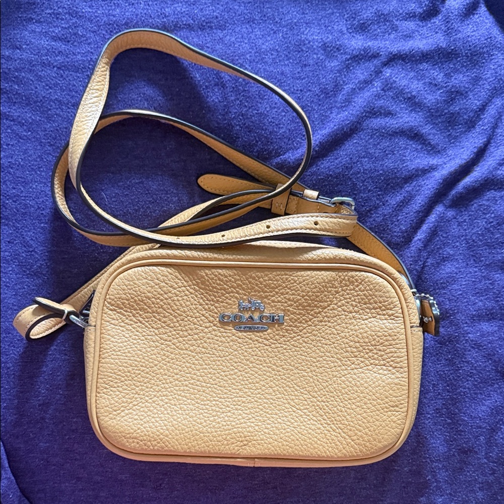 Coach Tan Leather Crossbody Bag